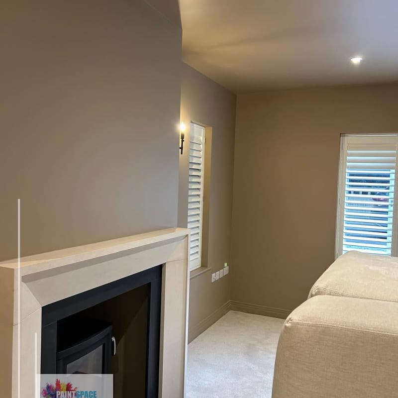 Biscuit Brown Living Room Detail